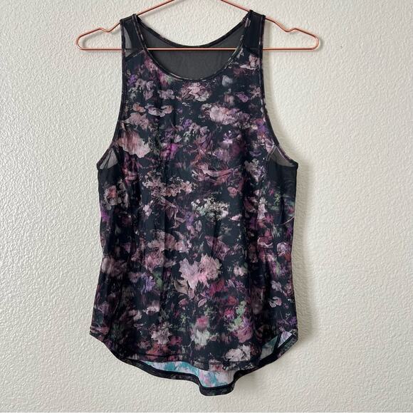 Lululemon Sculpt Tank II Floral Illusion Antique White Multi Purple Floral Print - Picture 1 of 4